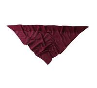 Yizelli Triangle Chiffon Foulard Mode Couleur Solide Hijab Église Voile Couvre Chef (10#)