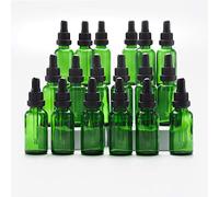 YIZHAO Flacon Compte Gouttes 30ml, Vert Flacon Huile Essentielle Vide avec Pipette Verre, pour Huile Essentielle, Aromathérapie, Laboratoire, Massage, Cosmétique, Voyage - 18 Pcs