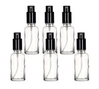 YIZHAO Flacon Spray Vide 30ml, Transparent Bouteille Spray Verre, avec Brouillard de Pulverisateur Fine, pour Huiles Essentielles, Aromathérapie, Parfums, Nettoyage, Voyage, Pharmacie - 6Pcs