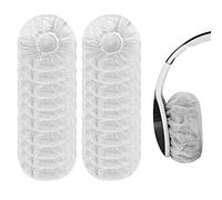 Yizhet 100 Pièces Hygiénique Couvre-Oreillettes Jetables Couvre-Oreillettes pour Casque pour la Plupart des Écouteurs avec Coussinets de 10 à 12 cm (Blanc)