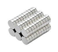Yizhet 50 Pièces Aimants Puissants 8x3 mm, Petits Aimants Frigo Néodyme pour Arts, Bricolage, Loisirs Créatifs, Bureau et Maison