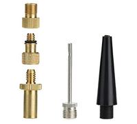 Yizhet 5pcs vélo Pompe Valve adaptateurs connecteurs, Adaptateur de Valve soupape de vélo sur la vanne de Voiture SV AV DV Balles Ballon de Aiguille