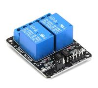 Yizhet 5V Module Relais DC 5V 230V 2 Canaux Module Relais avec Optocoupleur pour Raspberry Pi Arduino UNO R3 Mega 2560 1280 DSP Arm PIC AVR STM32 MCU DSPTTL Logic, 2-Canaux