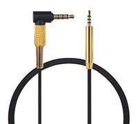 Yizhet Audio Câble de Remplacement pour Bose QC35 QC25, Bose 700, Bose OE2, OE2i, AKG Y50 Y45 Y40 avec Microphone et Contrôle du Volume 3,5 mm à 2,5 mm Câble Jack Stéréo de Rechange (1,5m, Noir)