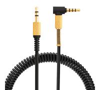 Yizhet Câble Audio de Remplacement - Compatible avec Casques Marshall Major I/II/III, Mid Bluetooth, Monitor, Microphone & Contrôle du Volume 3,5mm (Noir)