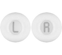 Yizhet Coussinets d'oreilles Mousse de Remplacement pour Casque JBL T500BT, T450BT, TUNE510BT, TUNE520BT, JBL JR300BT, JR310BT (Cuir Blanc)