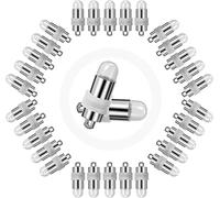 Yizhet LED Ballons Lampes 30PCS, Lampion et Lanterne Papier Lumineuse pour Décoration Mariage, Fête - Imperméable et Durable (Blanc Froid, Non-clignotante)
