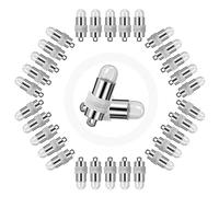 Yizhet LED Ballons Lampes 30PCS LED Lampion, LED Lanterne Papier, LED Lumineuse pour Ballon Lanterne Papier Décoration Mariage, Fête, Imperméable et Durable (Blanc Chaud, Non-clignotante)