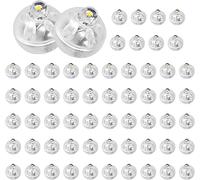 Yizhet LED Ballons Lampes 60 Pièces - Mini Ballons Lumineux LED pour Lanterne Papier, Décoration Fête, Mariage, Halloween, Noël (Blanc Froid, Non-Clignotante)