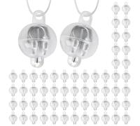 Yizhet LED Ballons Lampes avec Crochet, 60 Pièces LED Balloon Lumière, Mini Lampions Lumineux à LED pour Lanterne Papier, Mariage, Halloween, Noël (Blanc Chaud)