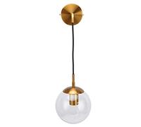 YIZISECCE Applique murale rétro moderne décorative Minimalis boule de verre E27 applique murale pour salon chambre étude