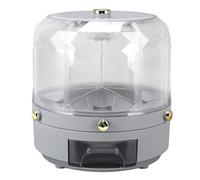 YIZISECCE Boîte de rangement de grains rotatif, pour les grains de riz grains cuisine ménage, 6 kg de grille, distributeur rotatif à 360 degrés, économie d'espace, accès facile, (1 paquet)