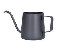 YIZISECCE Bouilloire à thé à col de cygne en acier inoxydable de qualité alimentaire, cafetière à bec Long et étroit pour le bureau et la maison