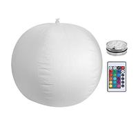 YIZISECCE Boule flottante étanche et pliable à 10led, puce lumineuse pour piscine, télécommande, décoration de fête