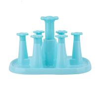 YIZISECCE Égouttoir à Tasses, pour Organisateur de Rangement avec poignée rétractable, matériau PP Durable, Porte-gobelet de vidange, Plateau de Stockage d'eau, Tasses séchées à (Bleue)