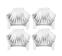 YIZISECCE Extincteur de bougies pour bougies, minuterie d'extincteur automatique, outil de sécurité incendie pour pilier, bougies d'anniversaire, ajustement universel de 0,7 à 1 (Argent)