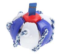 YIZISECCE Flying Saucer Ball Dog Toit, pour Les Jeux de Plein air, Usure Durable, résistant à l'eau, Boule de Disque Interactive, Lancer Un Jeu de récupération, Jouet (Bleu)