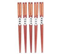 YIZISECCE for Wooden Chopsticks, NonSlip Sushi Chopsticks for Household Restaurant Hotel, 5Pairs Tangled Line Design, Premium Material, Easy Grip, Durable Use, Dishwasher Safe, Ele (Bois de santal