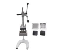Yizisecce French Fry Cutter, pour la pomme de terre, l'alliage en acier inoxydable et en aluminium, conception manuelle verticale, avec des lames de 3 tailles, pour les concombres