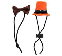 YIZISECCE Guinée Pigne Pig et Bowtie Hamster Hat Bowtie Set pour Les Rats Hamster Lézard de Cochon de gueu