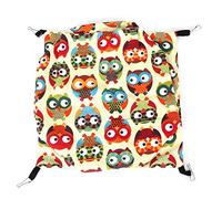 YIZISECCE Hamsters, écureuils, petits animaux domestiques, hamac suspendu, nid d'animal de compagnie chaud d'hiver, cage de grotte de lit pour dormir, accessoire d'habitat confortable, tissu (61