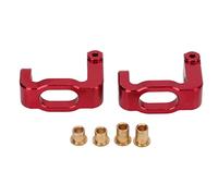 Yizisecce High Performance C Hub Carrier pour LC Racing PTG-2, bloc de lanceur en alliage en aluminium pour la voiture RC, kit de mise à niveau de suspension avant 2PCS, pièces de (Rouge)