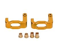 Yizisecce High Performance C Hub Carrier pour LC Racing PTG-2, bloc de lanceur en alliage en aluminium pour la voiture RC, kit de mise à niveau de suspension avant 2PCS, pièces de (Doré)