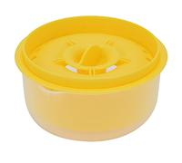 Yizisecce mini séparateur de jaune d'oeuf, pour la boulangerie à domicile, outil de cuisine de diviseur de filtre blanc d'oeuf durable à œuf durable (Jaune)