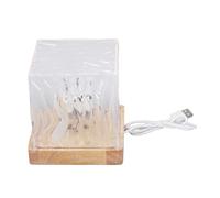 YIZISECCE Northern Lights Ocean Wave Projecteur 16 couleurs Aurora Lampe rotative Vague d'eau Veilleuse avec télécommande pour bureau, bar, restaurant