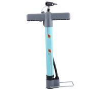 YIZISECCE Pompe à vélo en alliage d'aluminium haute pression 130 PSI anti-fuite avec buse USA UK pour VTT, vélo de route, bleu marine