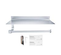 YIZISECCE Porte-mouchoirs en Aluminium avec étagère, pour Salle de Bain et Cuisine, résistant à la Corrosion, Support adhésif, Organisateur de Rangement Polyvalent