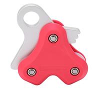 YIZISECCE Poulie en Alliage d'aluminium, bouée de plongée sous-Marine, rétracteur de Corde métallique, Accessoires de plongée à Haute efficacité (Rose)