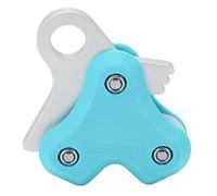 YIZISECCE Poulie en Alliage d'aluminium, bouée de plongée sous-Marine, rétracteur de Corde métallique, Accessoires de plongée à Haute efficacité (Bleu)