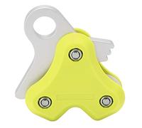 YIZISECCE Poulie en Alliage d'aluminium, bouée de plongée sous-Marine, rétracteur de Corde métallique, Accessoires de plongée à Haute efficacité (Jaune)