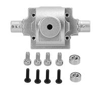 Yizisecce pour HBX 1/24 2098B CHARGE ALLIUM ALIMINUM ALLIAM Boîte de vitesses, pièces de mise à niveau avant et arrière, transmission métallique durable, performances améliorées, (Argent)