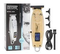 Yizisecce pour l'écran LCD pour hommes Clipper à cheveux électrique, outil de coiffage à cheveux doré haute puissance Conformité des règles: il n'y a pas de termes absolus, de (Or)