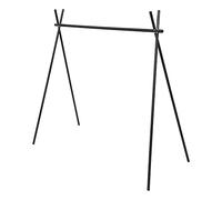 YIZISECCE pour Suspension de la Structure de trépied Noir étagère Pliante étagère Suspendue avec Sac de Rangement pour Camping en Plein air, Voyages, Pique-Nique