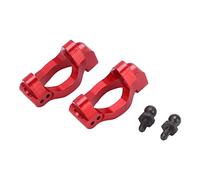 Yizisecce pour Traxxas Latrax Teton, siège de roue en forme de C, articulation du porte-avion RC, remplacement de l'essieu avant, pièce de mise à niveau à l'échelle 1/18, (Rouge)