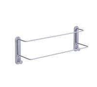 YIZISECCE Preuve Forte Charge Portant Le Mur en métal monté sur Un Porte-Serviette à Canne Double Organisateur de Salle de Bain (Bleu)