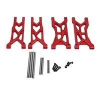 Yizisecce RC Swing Bras, kit de bras de contrôle inférieur, pour Typhon, modèle d'échelle 1/10, suspension avant et arrière, alliage durable, installation facile, pour le (Rouge)