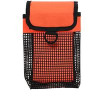 YIZISECCE Sac d'équipement de plongée sous-Marine BG-984, Mallette de Transport de Stockage sous-Marin en Maille légère et Portable (Orange Fluo)