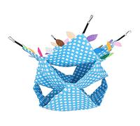 YIZISECCE Small Animal Hammock Hamster 3 Tier Suspendu lit de Couchage pour Animaux de Compagnie Swinging House