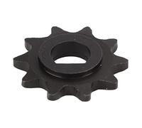 YIZISECCE Sprocket de chaîne, pour 43cc 47cc 49cc Mini vélo de Terre de Poche, Conception de Trous 10t D, compatibilité élevée pour ATV et Scooter, Roue de chaîne de 25H Durable