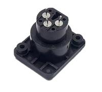 YIZITU Adaptateur XLR 3 Broches De Qualité Studio Boîtier Renforcé en Alliage Panneau Borne Droit pour Outil Transmission Clair sans Connecteur XLR