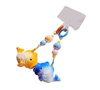 YIZITU Adorable porte-clés en résine en forme de poisson baiser - Porte-clés élégant pour couple