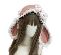 YIZITU Adorkable Serre-tête en dentelle pour bal de fin d'année, anniversaire, Pâques, pour enfants