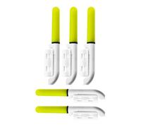 YIZITU Alarme de pêche à haute luminosité LED - Double clip sécurisé - Indicateurs de touche pour eau douce salée - Lumière de pêche étanche