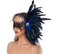 YIZITU Bals masqués pour femmes, carnavals, bals, vénitiens, Halloween, fête costumée, accessoires de costume de Mardi Gras pour homme et femme