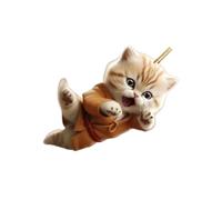 YIZITU Belle Kungfu Cats Keychain 2D PENDANT ANIMAL CHARM PRENDANT POUR BACKPACKS CADE