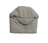 YIZITU Bonnet d'hiver en duvet pour enfant avec écharpe intégrée offrant une couverture complète contre les vents violents, chapeau chaud coupe-vent pour enfants, vert clair, taille unique